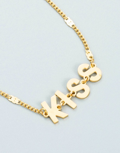 Replica Individual Letter Chain Easy Match Simple Bracelet For Unisex #792730 $12.48 USD for Wholesale