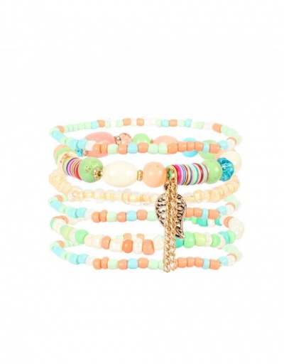 Replica Colourful Beads National Style Bracelet For Women #792736 $5.40 USD for Wholesale