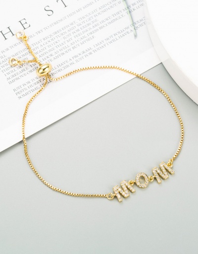 Replica New Letter Chain Bracelet For Girls For Women #792737 $15.74 USD for Wholesale