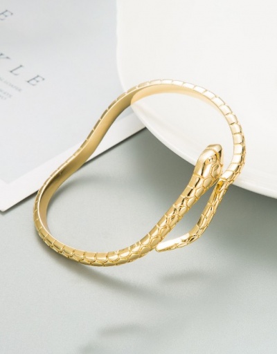 Replica Stylish Cool Snake Shape Vintage Bracelet For Unisex #792741 $16.32 USD for Wholesale