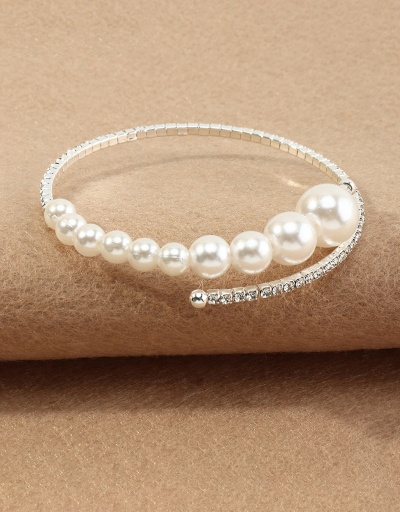 Popular Elasticized Faux-Pearl Bracelet For Women #792744 $8.20 USD, Wholesale Fashion Bracelet