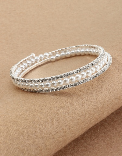 Replica Popular Elasticized Faux-Pearl Bracelet For Women #792744 $8.20 USD for Wholesale