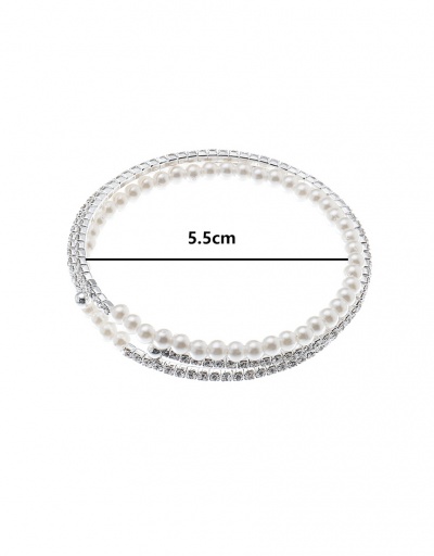 Replica Popular Elasticized Faux-Pearl Bracelet For Women #792744 $8.20 USD for Wholesale