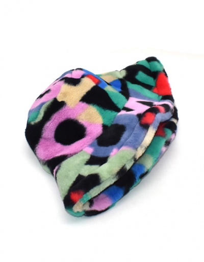 Replica Warmth Colorful Print Thickening Fisherman Cap #792748 $21.68 USD for Wholesale