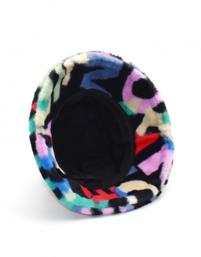 Replica Warmth Colorful Print Thickening Fisherman Cap #792748 $21.68 USD for Wholesale