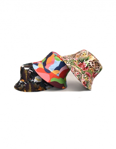 Leopard Printed Multicolored Bucket Hat #792750 $15.74 USD, Wholesale Fashion Hats