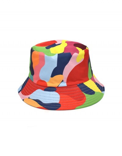 Replica Leopard Printed Multicolored Bucket Hat #792750 $15.74 USD for Wholesale