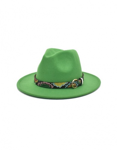 Snake Print Outdoors Travel Fedora Hats #792751 $14.39 USD, Wholesale Fashion Hats