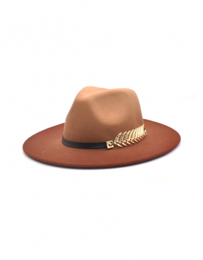 Replica New Chain Contrast Color Jazz Hat #792755 $14.30 USD for Wholesale