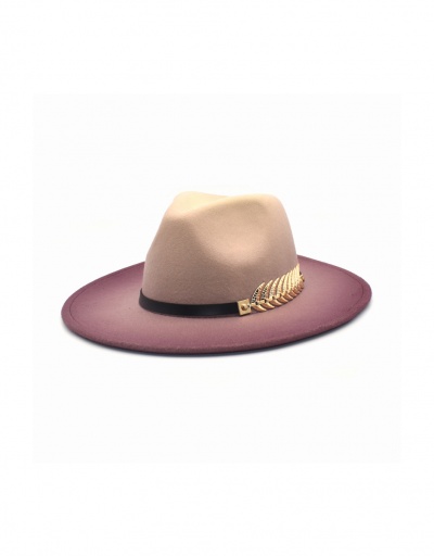 Replica New Chain Contrast Color Jazz Hat #792755 $14.30 USD for Wholesale