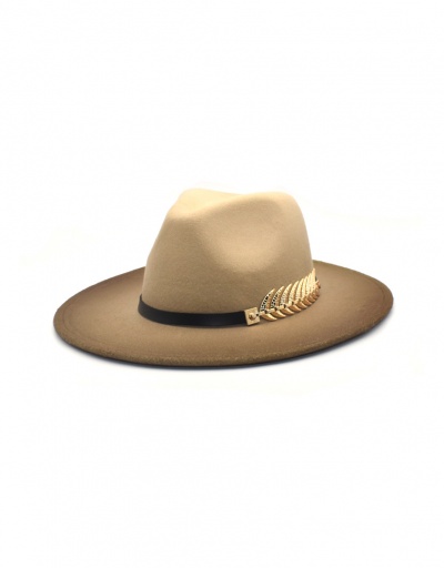 Replica New Chain Contrast Color Jazz Hat #792755 $14.30 USD for Wholesale