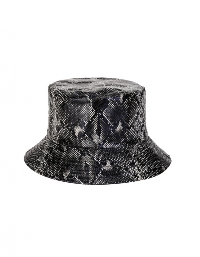 Replica PU Snake Printed Reversible Fisherman Cap #792761 $11.50 USD for Wholesale