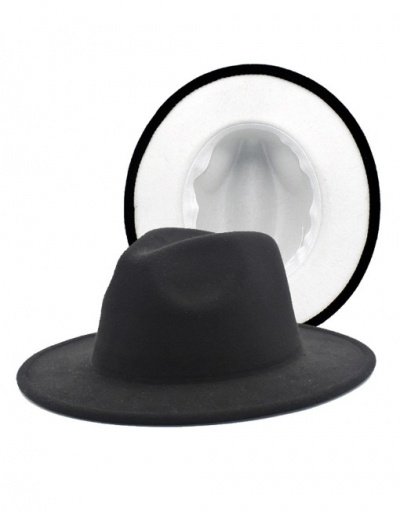 Replica Contrast Color Autumn Fedora Hat #792764 $17.09 USD for Wholesale