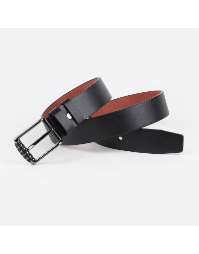 Replica Fashion Metal Buckle Solid Pu Belt For Men #792766 $7.80 USD for Wholesale