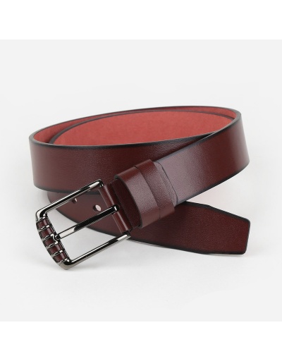 Replica Fashion Metal Buckle Solid Pu Belt For Men #792766 $7.80 USD for Wholesale