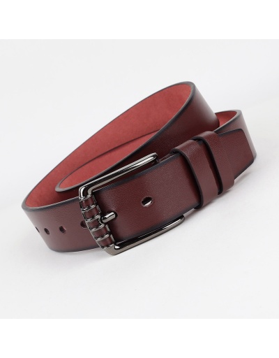 Replica Fashion Metal Buckle Solid Pu Belt For Men #792766 $7.80 USD for Wholesale