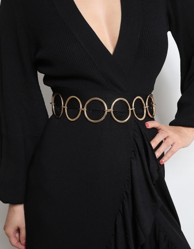 Fashion Round Hoop Chain Belts For Women #792773 $7.48 USD, Wholesale Fashion Belts