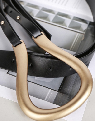 Replica Metal Buckle Fashionable Double Waist Belt For Women #792774 $34.21 USD for Wholesale