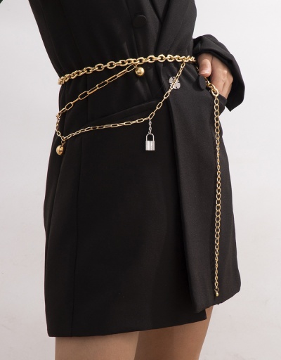 Replica Vintage Create Lock Pendant Body Belt For Women #792778 $11.20 USD for Wholesale