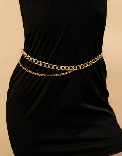 Solid Easy Matching Fashion Waist Chain For Women #792783 $7.36 USD, Wholesale Fashion Belts