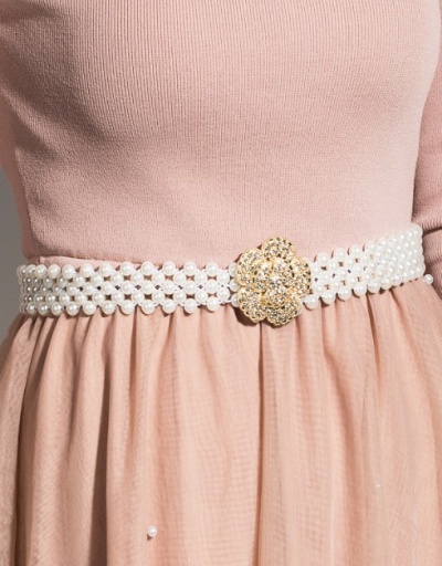 Trendy Faux-Pearl Versatile Waist Belt For Women #792785 $5.40 USD, Wholesale Fashion Belts