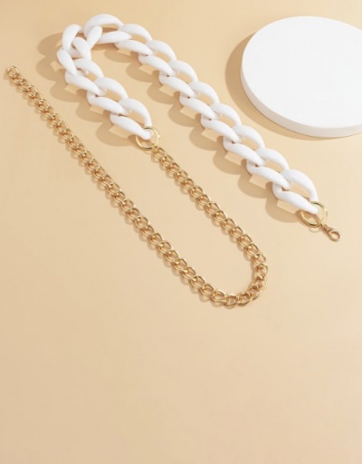 Replica Simple Thick Design Acrylic Waist Chain For Women #792789 $16.80 USD for Wholesale