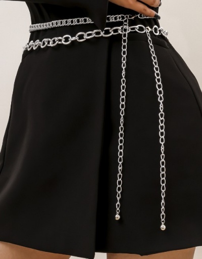 Replica Simple Dress Easy Match Waist Chain For Women #792790 $12.50 USD for Wholesale