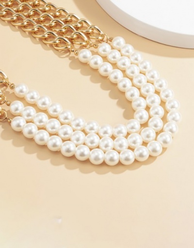 Replica Fashion Multilayer Faux-Pearl Waist Chain For Women #792793 $13.50 USD for Wholesale