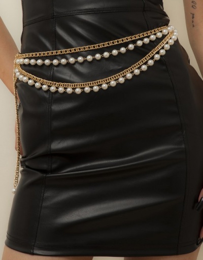 Hip Hop Faux Pearl Belt For Women #792794 $11.20 USD, Wholesale Fashion Belts