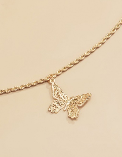 Replica Simple Versatile Trendy Butterfly Waist Chain For Women #792797 $5.21 USD for Wholesale