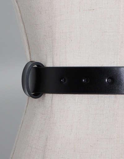 Replica Crazy Chain Patch Black Belt #792807 $44.09 USD for Wholesale