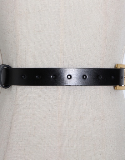 Replica Crazy Chain Patch Black Belt #792807 $44.09 USD for Wholesale