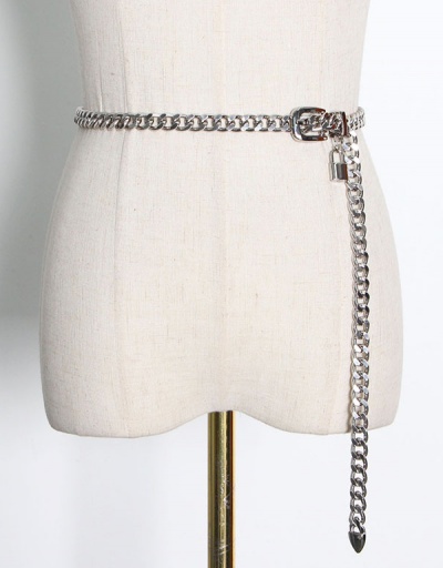 Chic Lack Pendant Thick Chain Belt For Women #792809 $33.60 USD, Wholesale Fashion Belts