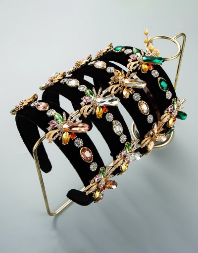 Rhinestone Vintage Wide Hair Hoop For Women #792812 $25.40 USD, Wholesale Fashion Hair Accessories