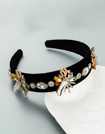 Replica Rhinestone Vintage Wide Hair Hoop For Women #792812 $25.40 USD for Wholesale