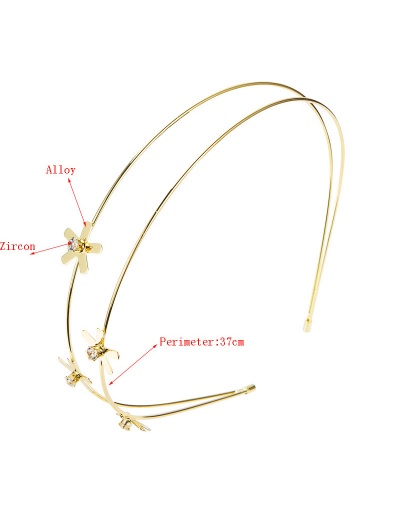 Replica Beautiful Solid Flower Fashion Hair Hoop For Women #792815 $9.93 USD for Wholesale