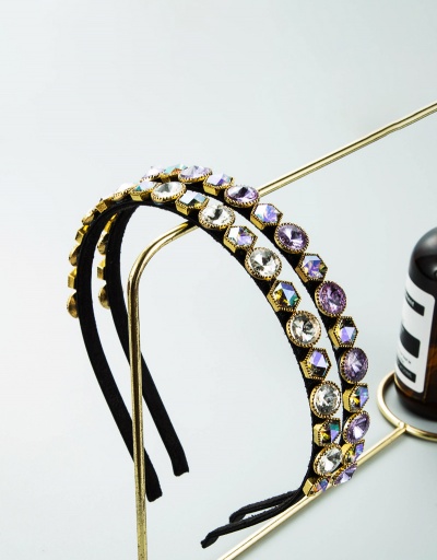 Vintage Geometry Bonzer Rhinestone Hair Hoop For Women #792817 $20.44 USD, Wholesale Fashion Hair Accessories