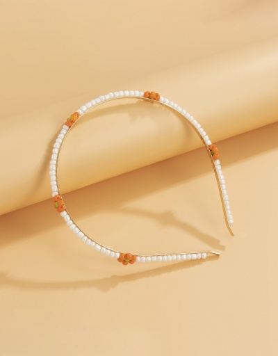 Replica Simple Countryside Colorful Beaded Hair Hoop For Women #792820 $9.80 USD for Wholesale