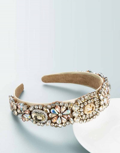 Replica Gorgeous Characteristic Full Rhinestone Prom Hair Hoop For Women #792833 $23.40 USD for Wholesale