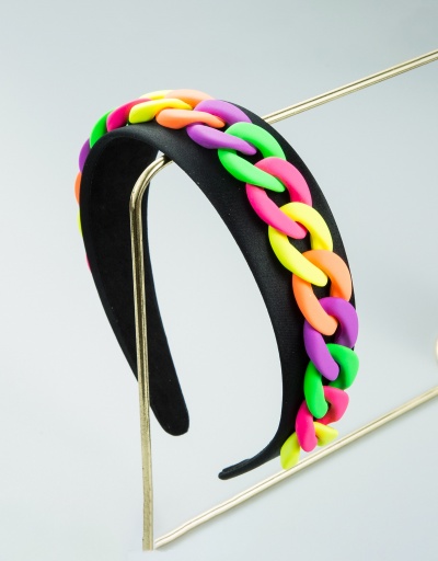 Characteristic Contrast Color Broadside Hair Hoop For Women #792834 $19.40 USD, Wholesale Fashion Hair Accessories