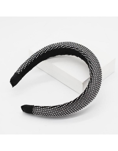 Replica Twinkling Rhinestone Easy Matching Female Wide Headband For Women #792847 $16.90 USD for Wholesale