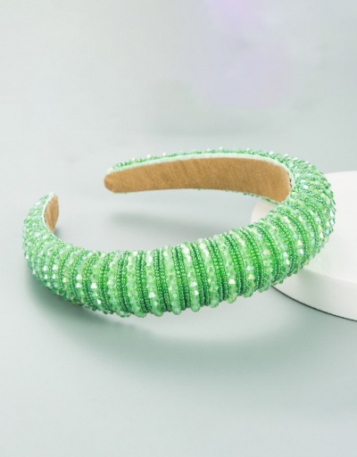 Replica Vintage Sponge Simple Wide Edge Hair Hoop For Women #792855 $11.53 USD for Wholesale