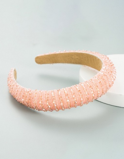 Replica Vintage Sponge Simple Wide Edge Hair Hoop For Women #792855 $11.53 USD for Wholesale