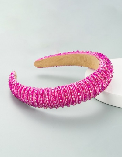 Replica Vintage Sponge Simple Wide Edge Hair Hoop For Women #792855 $11.53 USD for Wholesale