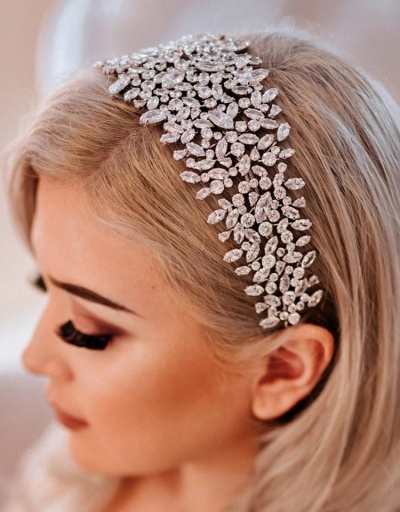 Fashion Luxury Full Zircon Wedding Party Hair Accessories For Women #792859 $131.68 USD, Wholesale Fashion Hair Accessories