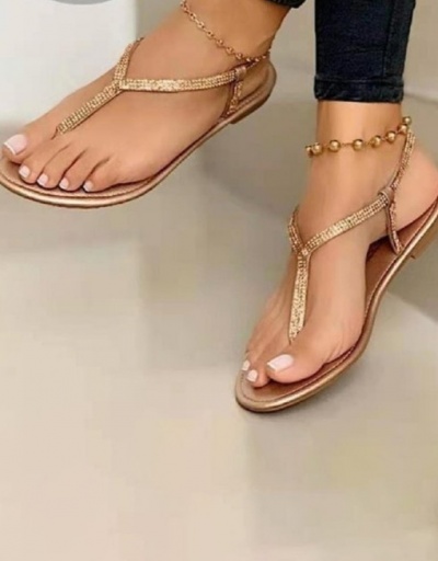 Replica Beach Round Toe Flip Flop Ladies Sandal For Women #792871 $24.26 USD for Wholesale