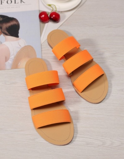 Versatile Round Toe Flat Slippers For Women #792881 $39.00 USD, Wholesale Fashion Slippers