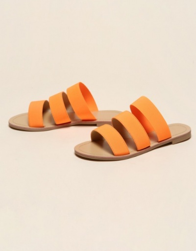 Replica Versatile Round Toe Flat Slippers For Women #792881 $39.00 USD for Wholesale