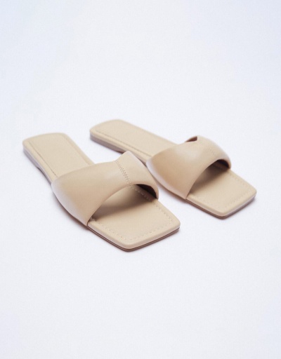 Replica New Square Toe Slippers For Women #792884 $47.08 USD for Wholesale