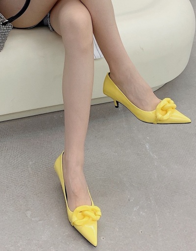 New Korean Style Point Toe Designer Heels For Women #792889 $61.68 USD, Wholesale Fashion Heels